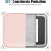 TiMOVO 6-7 Inch Tablet Sleeve for All-New Kindle Paperwhite and Kindle Colorsoft Signature Edition, Protective Sleeve Cover Case with Pocket for Kindle E-Reader/Kindle Oasis, Yellow Flower(Pink)