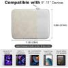 TiMOVO 9-11 Inch Tablet Sleeve Bag for iPad 11-inch A16 2025, iPad 10th Gen. 10.9″, iPad 10.2″, iPad Air 11/Air 5th/4th Gen. 10.9″, Galaxy Tab A9+/A9 Plus 11″, Protective Bag with Pocket, Light Gray(Light Gray)