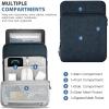 TiMOVO 9-11 Inch Tablet Sleeve Bag for iPad 11-inch A16 2025, iPad 10th Gen. 10.9″, iPad 10.2″, iPad Air 11/Air 5th/4th Gen. 10.9″, Galaxy Tab A9+/A9 Plus 11″, Carrying Bag with Pockets, Black(Indigo)