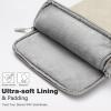 TiMOVO 9-11 Inch Tablet Sleeve Bag for iPad 11-inch A16 2025, iPad 10th Gen. 10.9″, iPad 10.2″, iPad Air 11/Air 5th/4th Gen. 10.9″, Galaxy Tab A9+/A9 Plus 11″, Protective Bag with Pocket, Light Gray(Light Gray)