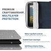 TiMOVO 9-11 Inch Tablet Sleeve Bag for iPad 11-inch A16 2025, iPad 10th Gen. 10.9″, iPad 10.2″, iPad Air 11/Air 5th/4th Gen. 10.9″, Galaxy Tab A9+/A9 Plus 11″, Carrying Bag with Pockets, Black(Indigo)