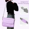 TiMOVO 9-11 Inch Tablet Sleeve Bag with Shoulder Strap Fits iPad 11-inch A16 2025, iPad 10th Gen. 10.9″/10.2″, iPad Air 11/5th/4th Gen. 10.9″, Galaxy Tab A9 Plus 11″, Pink(Purple)
