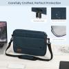 TiMOVO 9-11 Inch Tablet Sleeve Bag with Shoulder Strap Fits iPad 11-inch A16 2025, iPad 10th Gen. 10.9″/10.2″, iPad Air 11/5th/4th Gen. 10.9″, Galaxy Tab A9 Plus 11″, Pink(Indigo)