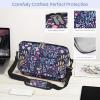 TiMOVO 9-11 Inch Tablet Sleeve Bag with Shoulder Strap Fits iPad 11-inch A16 2025, iPad 10th Gen. 10.9″/10.2″, iPad Air 11/5th/4th Gen. 10.9″, Galaxy Tab A9 Plus 11″, Pink(Colorful Flower)