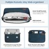TiMOVO 9-11 Inch Tablet Sleeve Bag with Shoulder Strap Fits iPad 11-inch A16 2025, iPad 10th Gen. 10.9″/10.2″, iPad Air 11/5th/4th Gen. 10.9″, Galaxy Tab A9 Plus 11″, Pink(Indigo)