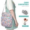 TiMOVO 9-11 Inch Tablet Sleeve Bag with Shoulder Strap for iPad 11-inch A16 2025, iPad 10.9″/10.2″| Air 11/5th/4th Gen. 10.9″| Galaxy Tab A9 Plus 11″, Pink(Flowers)