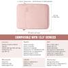 TiMOVO 9-11 Inch Tablet Sleeve Bag with Shoulder Strap for iPad 11-inch A16 2025, iPad 10.9″/10.2″| Air 11/5th/4th Gen. 10.9″| Galaxy Tab A9 Plus 11″, Pink(Aa-pink)