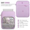 TiMOVO 9-11 Inch Tablet Sleeve Bag with Shoulder Strap for iPad 11-inch A16 2025, iPad 10.9″/10.2″| Air 11/5th/4th Gen. 10.9″| Galaxy Tab A9 Plus 11″, Pink(Ad-purple)