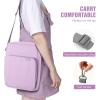 TiMOVO 9-11 Inch Tablet Sleeve Bag with Shoulder Strap for iPad 11-inch A16 2025, iPad 10.9″/10.2″| Air 11/5th/4th Gen. 10.9″| Galaxy Tab A9 Plus 11″, Pink(Ad-purple)