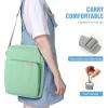 TiMOVO 9-11 Inch Tablet Sleeve Bag with Shoulder Strap for iPad 11-inch A16 2025, iPad 10.9″/10.2″| Air 11/5th/4th Gen. 10.9″| Galaxy Tab A9 Plus 11″, Pink(Bodhi Green)