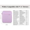 TiMOVO 9-11 Inch Tablet Sleeve Bag with Shoulder Strap for iPad 11-inch A16 2025, iPad 10.9″/10.2″| Air 11/5th/4th Gen. 10.9″| Galaxy Tab A9 Plus 11″, Pink(Ad-purple)