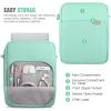 TiMOVO 9-11 Inch Tablet Sleeve Bag with Shoulder Strap for iPad 11-inch A16 2025, iPad 10.9″/10.2″| Air 11/5th/4th Gen. 10.9″| Galaxy Tab A9 Plus 11″, Pink(Mint Green)