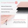 TiMOVO 9-11 Inch Tablet Sleeve Bag with Shoulder Strap for iPad 11-inch A16 2025, iPad 10.9″/10.2″| Air 11/5th/4th Gen. 10.9″| Galaxy Tab A9 Plus 11″, Pink(A-pink)