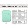 TiMOVO 9-11 Inch Tablet Sleeve Bag with Shoulder Strap for iPad 11-inch A16 2025, iPad 10.9″/10.2″| Air 11/5th/4th Gen. 10.9″| Galaxy Tab A9 Plus 11″, Pink(Mint Green)