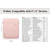 TiMOVO 9-11 Inch Tablet Sleeve Bag with Shoulder Strap for iPad 11-inch A16 2025, iPad 10.9″/10.2″| Air 11/5th/4th Gen. 10.9″| Galaxy Tab A9 Plus 11″, Pink(Pink)