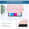 TiMOVO 9-11 Inch Tablet Sleeve for iPad 10th Gen. 10.9″, iPad 9th/8th/7th Gen. 10.2″, iPad Air 11/Air 5th/4th Gen. 10.9″,Galaxy Tab A9+/A9 Plus 11″, Protective Carrying Bag with Handles, Black(Pink)