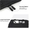 TiMOVO 9-11 Inch Tablet Sleeve for iPad 10th Gen. 10.9″, iPad 9th/8th/7th Gen. 10.2″, iPad Air 11/Air 5th/4th Gen. 10.9″,Galaxy Tab A9+/A9 Plus 11″, Protective Carrying Bag with Handles, Black(Black)