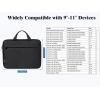 TiMOVO 9-11 Inch Tablet Sleeve for iPad 10th Gen. 10.9″, iPad 9th/8th/7th Gen. 10.2″, iPad Air 11/Air 5th/4th Gen. 10.9″,Galaxy Tab A9+/A9 Plus 11″, Protective Carrying Bag with Handles, Black(Black)