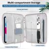 TiMOVO 9-11 Inch Tablet Sleeve for iPad 10th Gen. 10.9″, iPad 9th/8th/7th Gen. 10.2″, iPad Air 11/Air 5th/4th Gen. 10.9″,Galaxy Tab A9+/A9 Plus 11″, Protective Carrying Bag with Handles, Black(Pink)