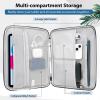 TiMOVO 9-11 Inch Tablet Sleeve for iPad 10th Gen. 10.9″, iPad 9th/8th/7th Gen. 10.2″, iPad Air 11/Air 5th/4th Gen. 10.9″,Galaxy Tab A9+/A9 Plus 11″, Protective Carrying Bag with Handles, Black(Black)