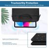 TiMOVO 9-11 Inch Tablet Sleeve for iPad 10th Gen. 10.9″, iPad 9th/8th/7th Gen. 10.2″, iPad Air 11/Air 5th/4th Gen. 10.9″,Galaxy Tab A9+/A9 Plus 11″, Protective Carrying Bag with Handles, Black(Black)
