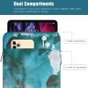 TiMOVO 9-11″ Tablet Sleeve Bag for iPad 11-inch A16 2025, iPad 10th Gen. 10.9″, iPad 10.2″, iPad Air 11 Inch/5th/4th Gen. 10.9″, Galaxy Tab A9 Plus 11″, Protective Bag Fit Smart Keyboard, Dusty Blue(Cloud Peacock Blue)