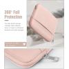 TiMOVO 9-11″ Tablet Sleeve Bag for iPad 11-inch A16 2025, iPad 10th Gen. 10.9″, iPad 10.2″, iPad Air 11 Inch/5th/4th Gen. 10.9″, Galaxy Tab A9 Plus 11″, Protective Bag Fit Smart Keyboard, Dusty Blue(Pink)