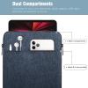 TiMOVO 9-11″ Tablet Sleeve Bag for iPad 11-inch A16 2025, iPad 10th Gen. 10.9″, iPad 10.2″, iPad Air 11 Inch/5th/4th Gen. 10.9″, Galaxy Tab A9 Plus 11″, Protective Bag Fit Smart Keyboard, Dusty Blue(Midnight Blue)