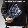 TiMOVO 9-11″ Tablet Sleeve Bag for iPad 11-inch A16 2025, iPad 10th Gen. 10.9″, iPad 10.2″, iPad Air 11 Inch/5th/4th Gen. 10.9″, Galaxy Tab A9 Plus 11″, Protective Bag Fit Smart Keyboard, Dusty Blue(Ab-Colorful Flower)
