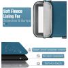 TiMOVO 9-11″ Tablet Sleeve Bag for iPad 11-inch A16 2025, iPad 10th Gen. 10.9″, iPad 10.2″, iPad Air 11 Inch/5th/4th Gen. 10.9″, Galaxy Tab A9 Plus 11″, Protective Bag Fit Smart Keyboard, Dusty Blue(Peacock Blue)
