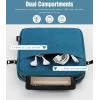 TiMOVO 9-11″ Tablet Sleeve Bag for iPad 11-inch A16 2025, iPad 10th Gen. 10.9″, iPad 10.2″, iPad Air 11 Inch/5th/4th Gen. 10.9″, Galaxy Tab A9 Plus 11″, Protective Bag Fit Smart Keyboard, Dusty Blue(Peacock Blue)