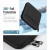 TiMOVO 9-11″ Tablet Sleeve Bag for iPad 11-inch A16 2025, iPad 10th Gen. 10.9″, iPad 10.2″, iPad Air 11 Inch/5th/4th Gen. 10.9″, Galaxy Tab A9 Plus 11″, Protective Bag Fit Smart Keyboard, Dusty Blue(Black)