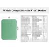 TiMOVO 9-11″ Tablet Sleeve Bag for iPad 11-inch A16 2025, iPad 10th Gen. 10.9″, iPad 10.2″, iPad Air 11 Inch/5th/4th Gen. 10.9″, Galaxy Tab A9 Plus 11″, Protective Bag Fit Smart Keyboard, Dusty Blue(Bodhi Green)