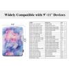 TiMOVO 9-11″ Tablet Sleeve Bag for iPad 11-inch A16 2025, iPad 10th Gen. 10.9″, iPad 10.2″, iPad Air 11 Inch/5th/4th Gen. 10.9″, Galaxy Tab A9 Plus 11″, Protective Bag Fit Smart Keyboard, Dusty Blue(Dreamy Nebula)