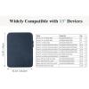 TiMOVO 9-11″ Tablet Sleeve Bag for iPad 11-inch A16 2025, iPad 10th Gen. 10.9″, iPad 10.2″, iPad Air 11 Inch/5th/4th Gen. 10.9″, Galaxy Tab A9 Plus 11″, Protective Bag Fit Smart Keyboard, Dusty Blue(Midnight Blue)