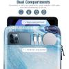 TiMOVO 9-11″ Tablet Sleeve Bag for iPad 11-inch A16 2025, iPad 10th Gen. 10.9″, iPad 10.2″, iPad Air 11 Inch/5th/4th Gen. 10.9″, Galaxy Tab A9 Plus 11″, Protective Bag Fit Smart Keyboard, Dusty Blue(Gilding)