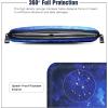 TiMOVO 9-11″ Tablet Sleeve Bag for iPad 11-inch A16 2025, iPad 10th Gen. 10.9″, iPad 10.2″, iPad Air 11 Inch/5th/4th Gen. 10.9″, Galaxy Tab A9 Plus 11″, Protective Bag Fit Smart Keyboard, Dusty Blue(Blue Starry Sky)