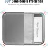 TiMOVO 9-11″ Tablet Sleeve for iPad 11-inch A16 2025, iPad 10th Gen. 10.9″, iPad 10.2″, iPad Air 11 Inch/5th/4th Gen. 10.9″, Galaxy Tab A9 Plus 11″, Protective Bag with Pocket, Black(Aa-Dark Gray)