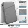 TiMOVO 9-11″ Tablet Sleeve for iPad 11-inch A16 2025, iPad 10th Gen. 10.9″, iPad 10.2″, iPad Air 11 Inch/5th/4th Gen. 10.9″, Galaxy Tab A9 Plus 11″, Protective Bag with Pocket, Black(Aa-Dark Gray)