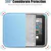 TiMOVO 9-11″ Tablet Sleeve for iPad 11-inch A16 2025, iPad 10th Gen. 10.9″, iPad 10.2″, iPad Air 11 Inch/5th/4th Gen. 10.9″, Galaxy Tab A9 Plus 11″, Protective Bag with Pocket, Black(Light Blue)