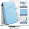 TiMOVO 9-11″ Tablet Sleeve for iPad 11-inch A16 2025, iPad 10th Gen. 10.9″, iPad 10.2″, iPad Air 11 Inch/5th/4th Gen. 10.9″, Galaxy Tab A9 Plus 11″, Protective Bag with Pocket, Black(Light Blue)