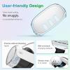TiMOVO Accessories for Meta Quest 3, Protective Shell Cover for Quest 3 Includes Transparent Shell Cover, Ultra-Clear Lens Tempered Glass Protector Film, VR Protective Case Accessories