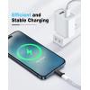 TiMOVO Adapter for Lightning to USB C Adapter, USB to USB C Cable Converter for iPhone 16/16 Pro/Pro Max, iPad Pro/Air/Mini, MacBook Pro/Air, Fast Charging & Data Transfer,Not for OTG/Audio/Video,Grey(Black)
