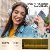 TiMOVO Adapter for Lightning to USB C Audio Adapter, USB C Male to Lightn-ing Headphone Earphone Female Converter for iPhone 15/16 Series, iPad, Galaxy, MacBook, Not for Charging/Data Transfer, White(White)