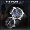 TiMOVO Band Compatible with Samsung Gear S3 Frontier/Galaxy Watch 3 45mm/Galaxy Watch 46mm, 22mm Soft Silicone Strap fit S3 Classic/Huawei Watch GT3 46mm/GT/GT2 46mm/Ticwatch Pro 3 – Black(Black)