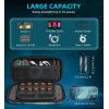 TiMOVO Carrying Case Compatible with Nintendo Switch 2, Travel Carry Case with 10 Game Cartridges & Pocket, Protective Portable Hard Shell Pouch for Switch 2 Console & Accessories, Dreamy Nebula(Gilding Texture)