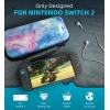 TiMOVO Carrying Case Compatible with Nintendo Switch 2, Travel Carry Case with 10 Game Cartridges & Pocket, Protective Portable Hard Shell Pouch for Switch 2 Console & Accessories, Dreamy Nebula(Dreamy Nebula)
