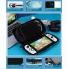 TiMOVO Carrying Case Compatible with Nintendo Switch OLED Model 2021 & Switch, Durable Hard Shell Game Storage Handbag Portable Travel Bag PU Pouch with Pocket for 10 Game Cards & Accessories, Gilding(Gilding)