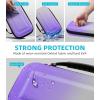 TiMOVO Carrying Case for Nintendo Switch 2 (2025), Large Capacity Protective Hard Shell Portable Travel Case Pouch for Switch 2, with 10 Game Card Slots and Pockets for Console & Accessories, Black(Gradient Purple)