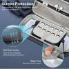 TiMOVO Carrying Case for PlayStation Portal Remote Player, Travel Storage Case with 10 Card Slots for PS5 Portal 2023 Controller & Accessories, Hard Shell Protective Bag for PS Portal PS5(Dark Gray)